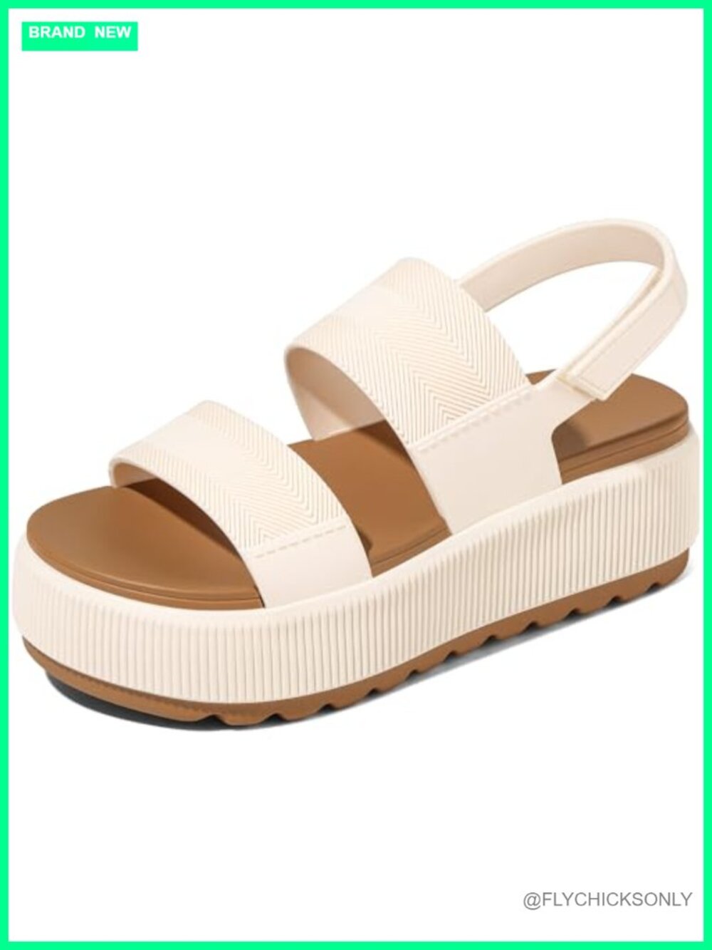 Platform Water Sandals Chunky Wedge Lug Sole Waterproof Comfortable Summer